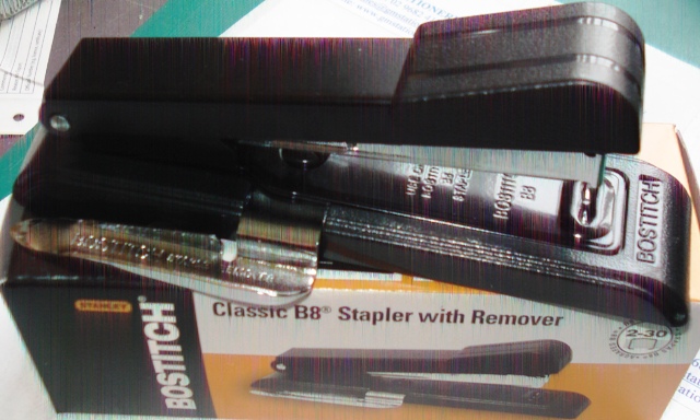 Bostitch B8Â® Stapler Black With Staple Remover
